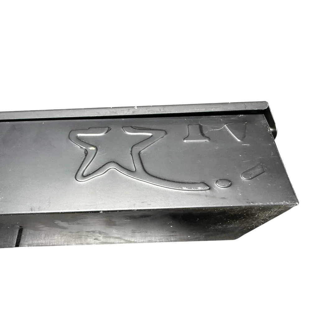 Maker's Mark Metal Black Storage/Display Box for Condiments & Bar Tools